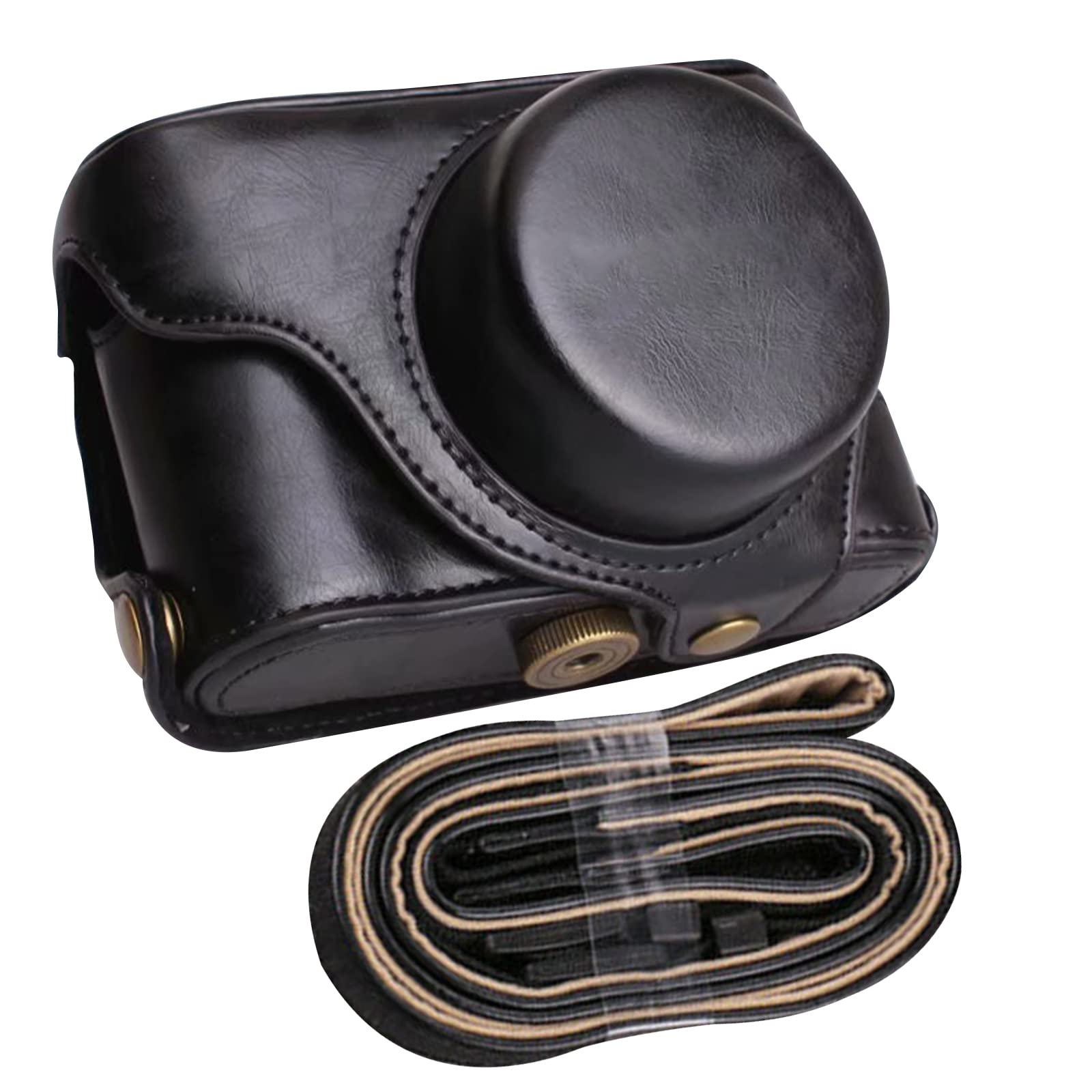 Amazon.co.jp: PU レザー カメラ ケース バッグ 内部ソフト レイヤー